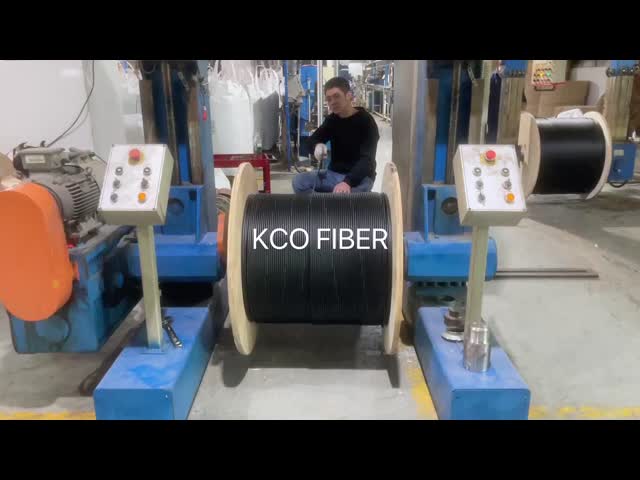 Aerial 6fo 12fo 24fo ASU fiber optic cable / Mini ADSS Outdoor Fiber Optic Cable 100M 200M Span