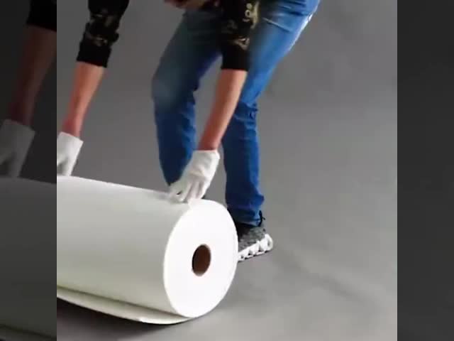 High Temp Refractory Ceramic Fiber Paper Roll Insulation 2mm 3mm 4mm 5mm 6mm 200kg/M3