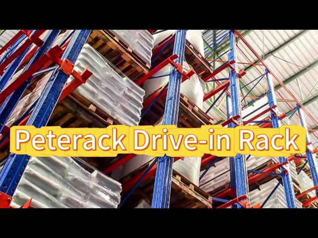 Industrial Heavy-Duty Drive-In Pallet Racking System