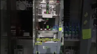 Automatic Hot Shrinking Sleeves Machine with 2 Shooting Station and Hollow-Blow Designed Furnaces for Bottle Labeling