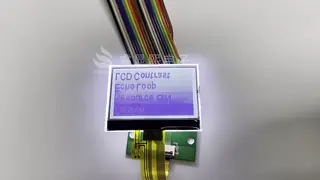 2.4 Inch 128x64 FSTN/Transflective/Positive Dot Matrix LCD Display for Industrial and Medical Instruments