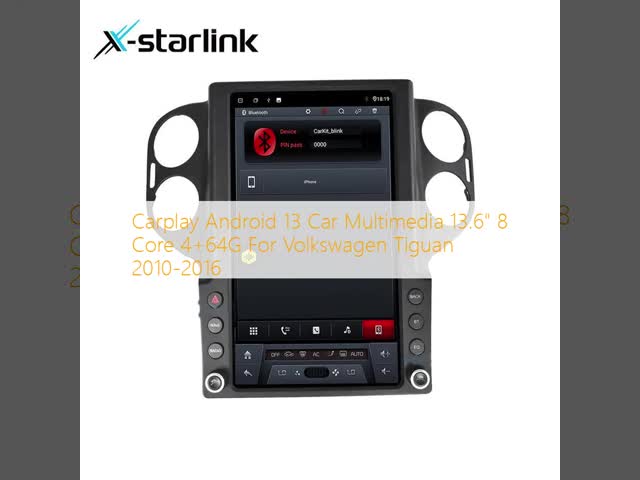 Carplay Android 13 Car Multimedia 13.6