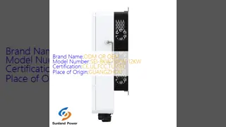 SEI Series 230V Single Phase 8KW 10KW 12KW Solar Storage Inverter