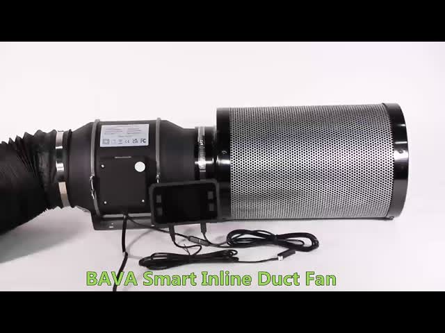 BAVAGREEN WIFI APP Smart Inline Booster Duct Fan Quiet EC Motor 4 6 8 Inch Ventilation Exhaust Fan for Grow Tent ,Home