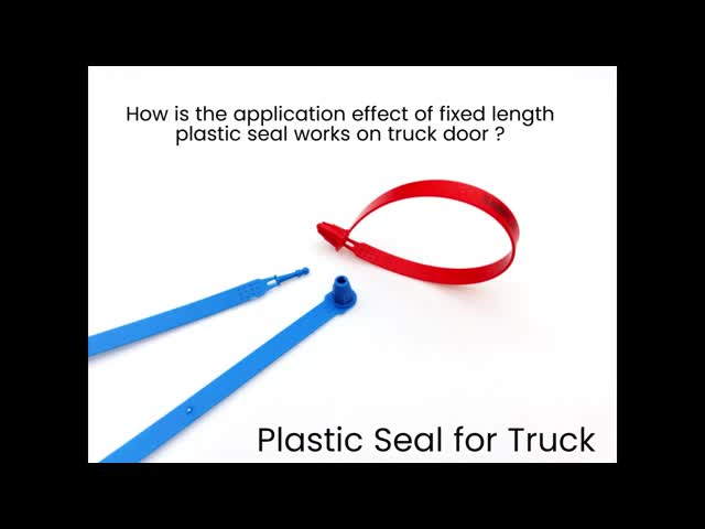 Container Logistics Plastic Seals US-PS250FL Fixed Length Plastic Strip Container
