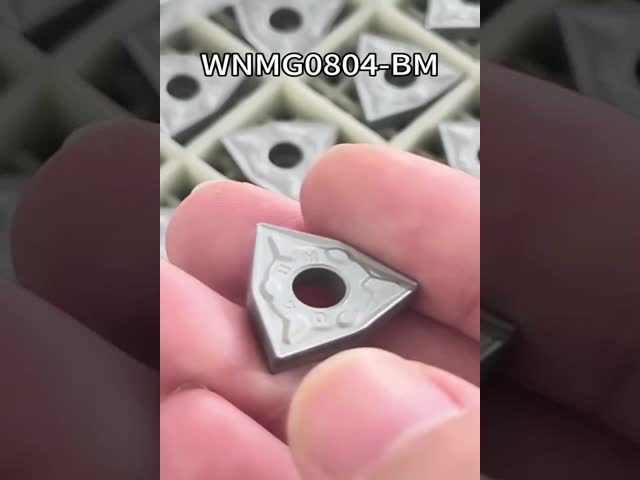 WNMG080404 WNMG080408 BF BM Turning Carbide Insert with PVD Coating for Stainless Steel Parts and High Rigidity