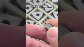 WNMG080404 WNMG080408 BF BM Turning Carbide Insert with PVD Coating for Stainless Steel Parts and High Rigidity