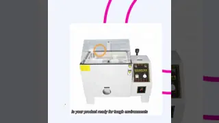Camera di prova con spruzzo di sale 30cm~50cm Distanza di spruzzo 95%RH Umidità di prova