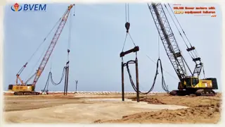 Bvem 180 Kw Vibroflot Vc And Vr Stone Column Sand Compaction Soil Improvement