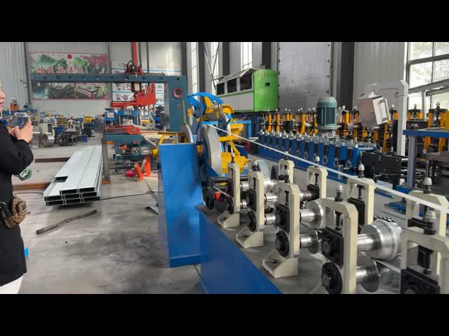 Fast Speed T24X26 Hydraulic Punching Cross Ceiling T Grid Roll Forming Machine