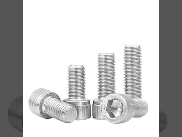 304 Stainless Steel Hexagon Socket Head Screw with Knurled Cup Head for Corrosion Resistant and High Temperature Resistance Applications