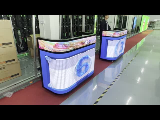 3D Effect Soft Creative LED Screen 100000 Hours Life Span Multiple Installation