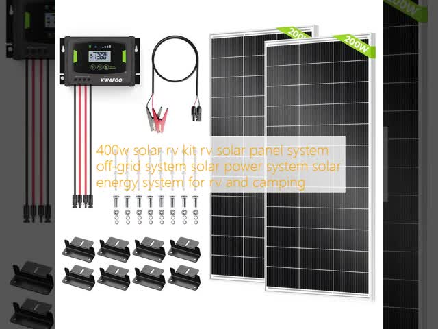 400w solar rv kit rv solar panel system off-grid system solar power system solar energy system for rv and camping