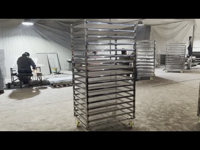 Removable Stainless Steel Drying Dehydrate Rack Shelves Cooling Trolley Rack Trolley