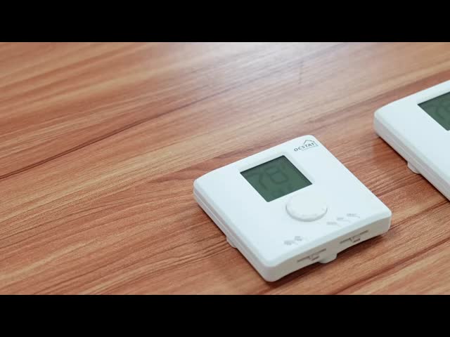 Riseem Customizable Settings Personalized Comfort Electronic Room Simple Thermostats Physical Dimensions 3.78