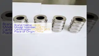 ZSE75 Co Rotating Twin Screw Extruder Spare Parts HRC58 - 62 Hardness