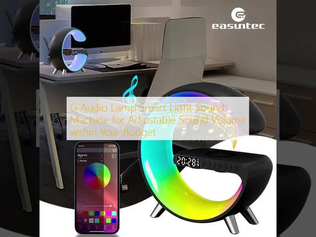 G Audio Lamp Smart Light Sound Machine for Adjustable Sound Volume within Your Budget