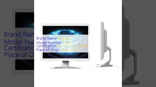 High Definition White 15 Inch Medical LCD Monitor Wall Mounted IPS