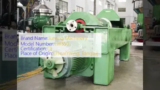 Professional Horizontal Decanter Centrifuge For High Solid Separating Clarification