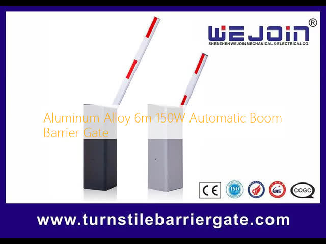 Aluminum Alloy 6m 150W Automatic Boom Barrier Gate