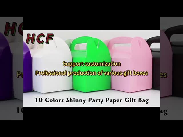 Custom Order Recycled Materials Corrugated Paper Box with Top Bottom Cover Handheld Holographic Jewelry Gift Candy Packaging