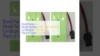 1000MAH AAA  Ni MH Batteries For Solar LED Light , 500 Times Circel life
