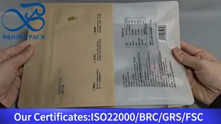 Food Grade, 8-Side Seal Pouch - BRC Certified for Bulk Custom Printing