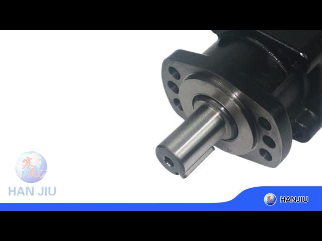 1640 Nm torque high-torque low speed hydraulic motor, 475cc , 6-hole mounting, G3/4 oil port