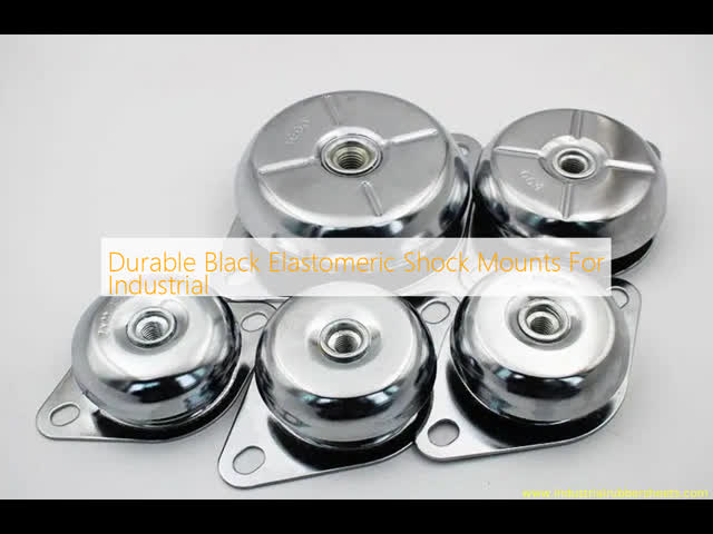 Durable Black Elastomeric Shock Mounts For Industrial