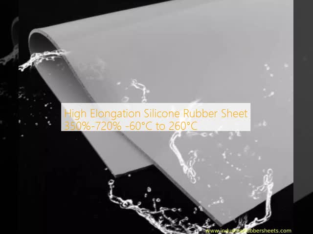 High Elongation Silicone Rubber Sheet 350%-720% -60°C to 260°C