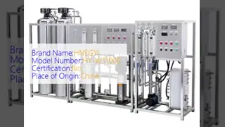 Cosmetic Food Industry RO Water Treatment Machine 1000LPH With EDI