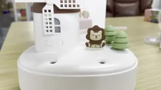 Windmill Music Humidifier 3 in 1 Humidifier with Night Light Music Features 650ml Portable Desktop Humidifier