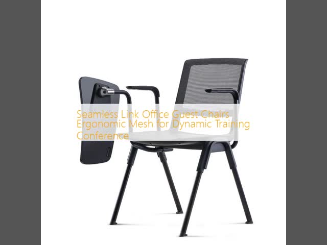 Seamless Link Office Guest Chairs Ergonomic Mesh for Dynamic Training Conference