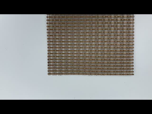 Decorative Finish Durable Structure Uniform Weaving Metal Decorative Mesh