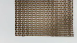 Decorative Finish Durable Structure Uniform Weaving Metal Decorative Mesh