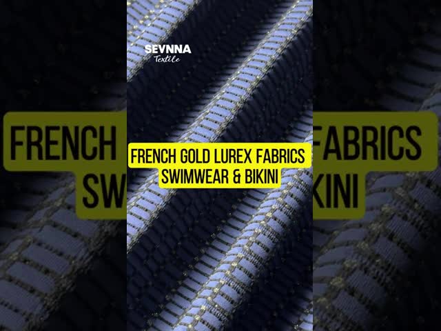 290gsm Recycled Swimwear Fabric Eco Friendly Durable Swim Material for Summer Swimwear