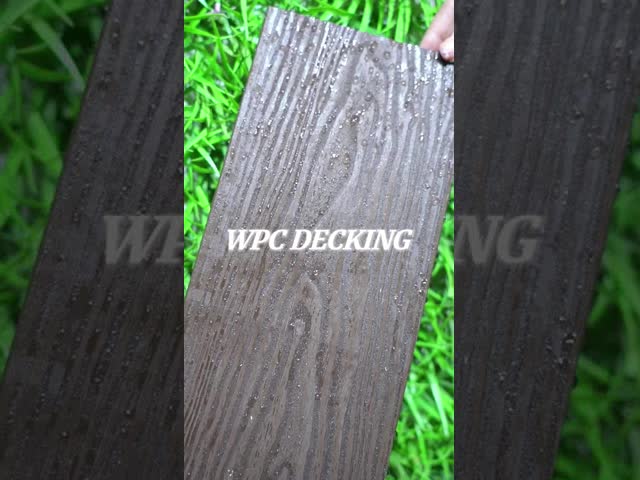 Outdoor Hollow WPC Composite Decking | Colorful Waterproof Co-Extrusion Wood Plastic Floor for Garden Projects