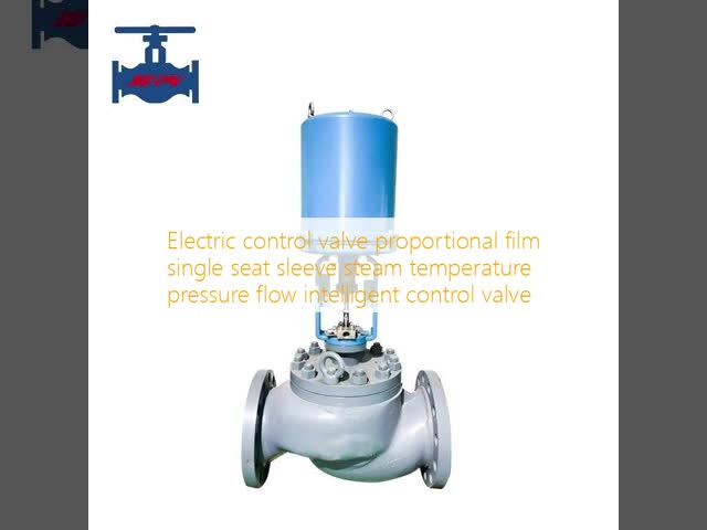 Electric Control Valve with Proportional Film and Single Seat Sleeve for Steam Temperature Pressure Flow with 18 Months Warranty
