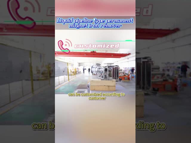 High Intensity Magnetic Separator Dry Powder Iron Removal Equipment