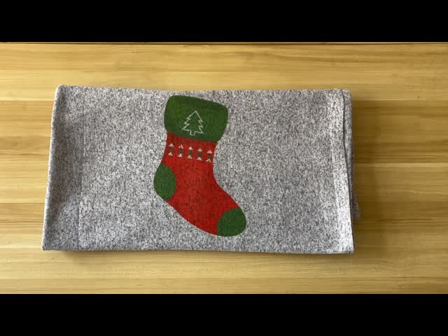 Sublimation grey blanket