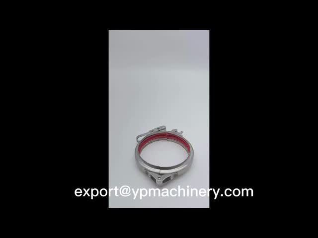 Rapid Clip Stainless Steel 304 Air Duct  Quick Release Lever Lock Flange Pipe Bend Clamp