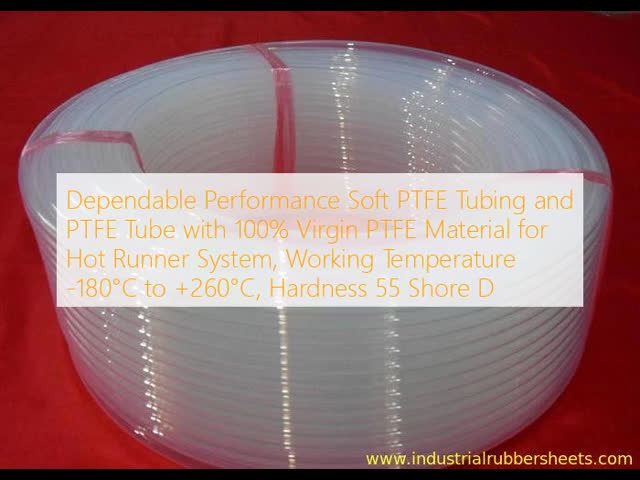 High Temperature Resistant Corrosion Resistant Smooth Surface PTFE Tubing for Hot Runner Systems