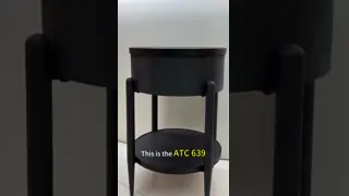 42cm OEM RGB Light Wireless Phone Charging Side Coffee Table Speakers With Bluetooth Touching Screen