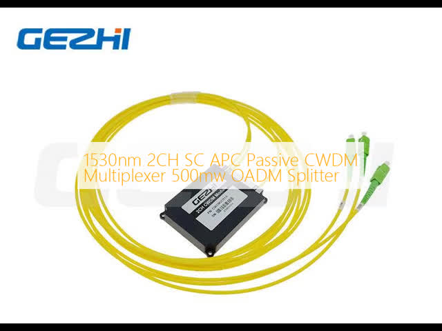 1530nm 2CH SC APC Passive CWDM Multiplexer 500mw OADM Splitter