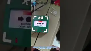 China Surface Mount Wall Box Exit Push Button supplier