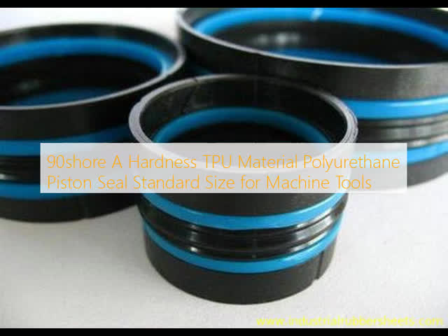 TPU Material Polyurethane Piston Seal with 90 Shore A Hardness and Standard Size for Machine Tools