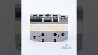 CNC Machined Stainless Steel Vending Machines Coin Slot High Security