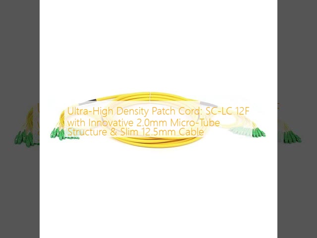 SC-LC 12F Fiber Optic Patchcord with 12.5mm (Fiber optic sub unit 2.0mm) Cable Diameter