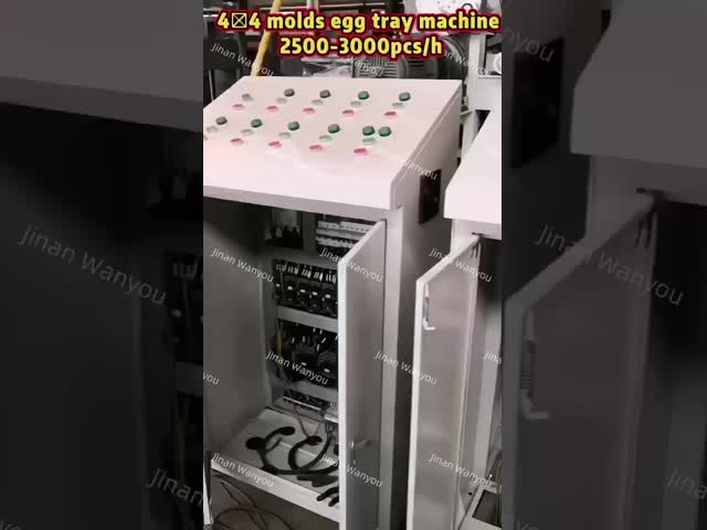 3000pcs/h 4+4 Molds Automatic Egg Tray Machine Production Line Using Recycled Paper Pulp to Create Various Types of Egg Trays and Cartons PLC Controlled