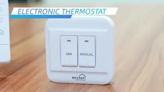 7 Day Programming Boiler Room Thermostat Offering Display Temperature Range 0 To 40°C and Adjustable Temperature Range 5 To 35°C for Heating Management